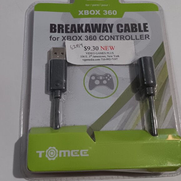 NEW Xbox 360 Breakaway Cable For Wired Xbox 360 Controller Tomee Brand - Picture 1 of 2